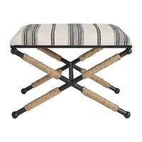 Arjean Living Room Collection Upholstered Footstool