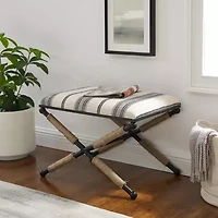 Arjean Living Room Collection Upholstered Footstool