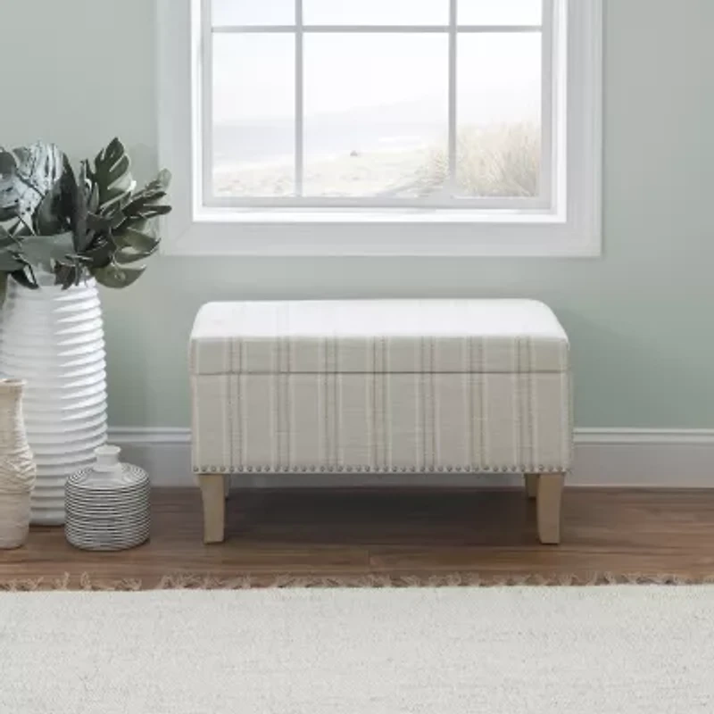 Shawnee Living Room Collection Floral Ottoman