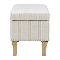 Shawnee Living Room Collection Floral Ottoman