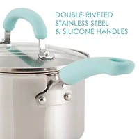 Rachael Ray Create Delicious Stainless Steel 10-pc. Cookware Set