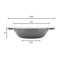 Rachael Ray Create Delicious 14.25" Non-Stick Wok
