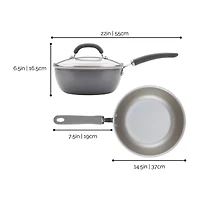 Rachael Ray Create Delicious 3-qt. Non-Stick Everything Pan with Lid