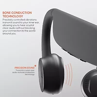 Sharper Image Soundhaven Bone Conduction Wireless Headphones
