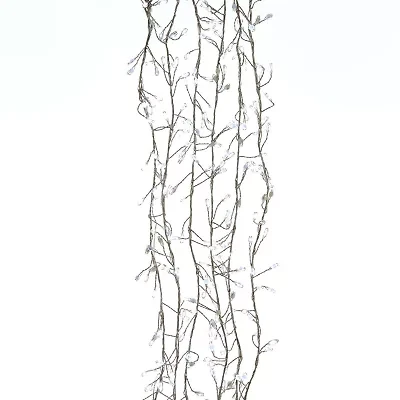 Kurt Adler 300-Light Cluster Garland Cool White LED Twinkle Lights
