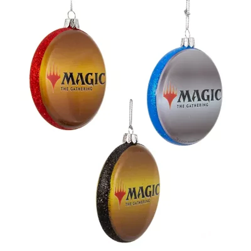 Kurt Adler 100MM Magic The Gathering® Discs 3-Piece Set