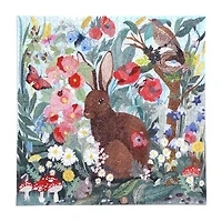 Eeboo Piece And Love Poppy Bunny 1000 Piece Square Adult Jigsaw 1000-pc. Puzzle