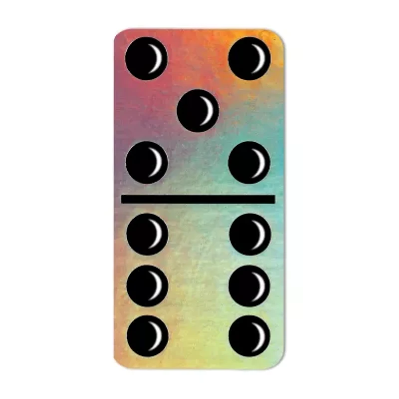 Eeboo Giant Shiny Holographic Foil Dominoes Puzzle