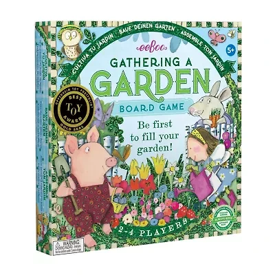 Eeboo Gathering A Garden Board Game 25-pc. Board Game