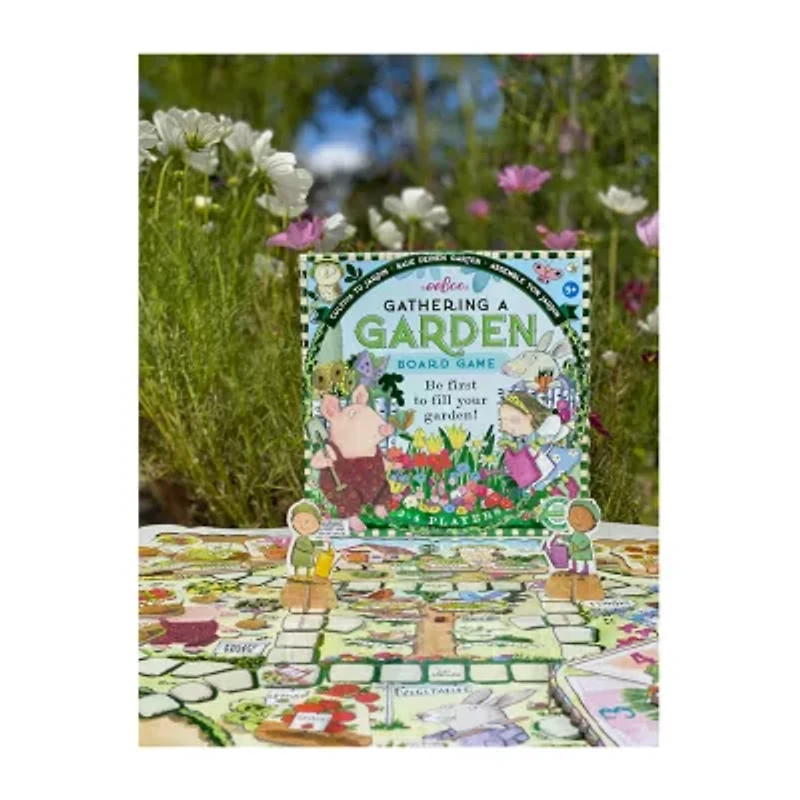 Eeboo Gathering A Garden Board Game 25-pc. Board Game