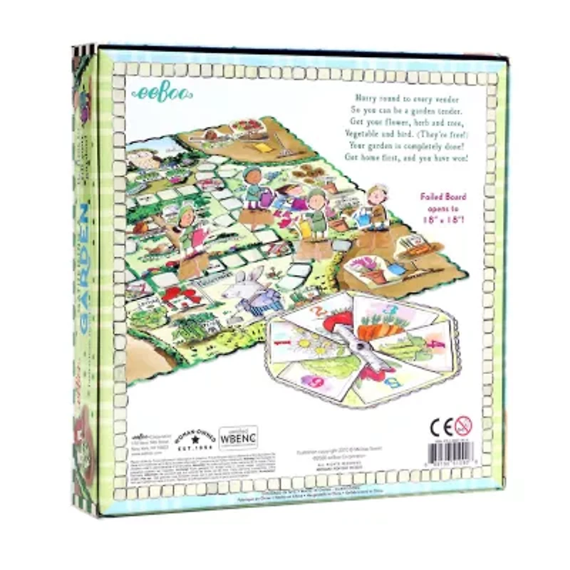 Eeboo Gathering A Garden Board Game 25-pc. Board Game