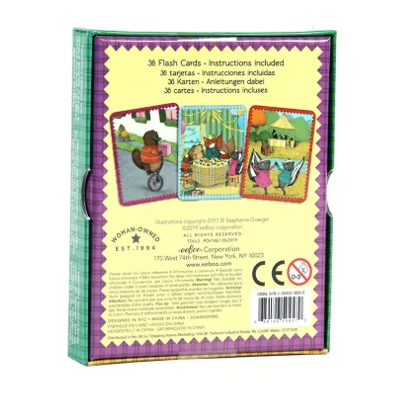 Eeboo Animal Village Create A Story Pre-Literacy Cards Interactive Toy