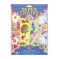 Eeboo Daisy Paper Chain - 120 Links Paper Craft