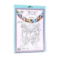 Eeboo Daisy Paper Chain - 120 Links Paper Craft