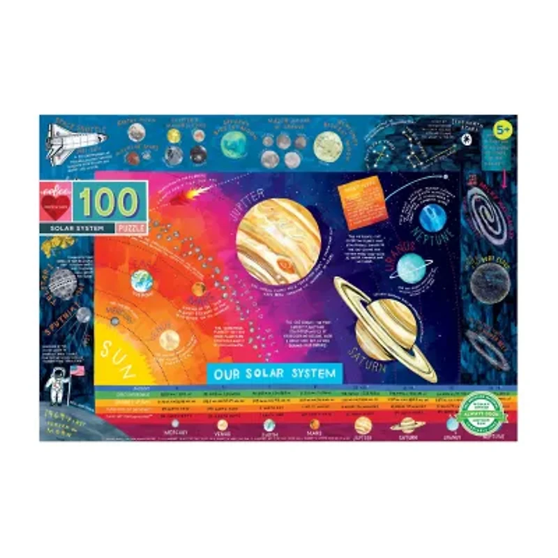 Eeboo Solar System 100 Piece 100-pc. Puzzle