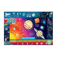 Eeboo Solar System 100 Piece 100-pc. Puzzle