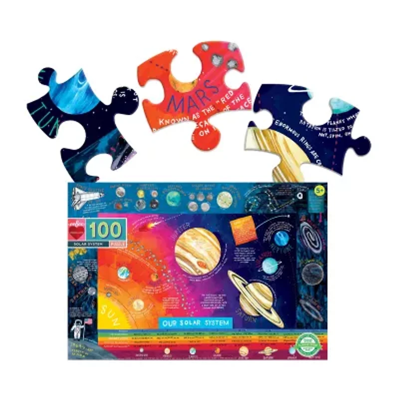 Eeboo Solar System 100 Piece 100-pc. Puzzle