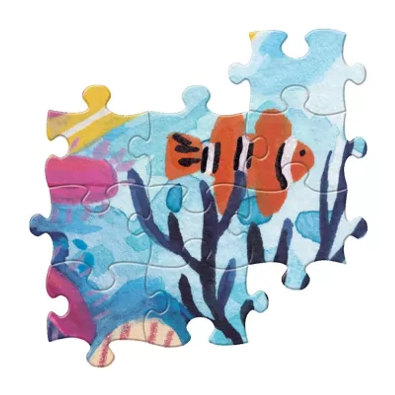 Eeboo Piece And Love Coral Reef 1000 Piece Square Adult Jigsaw 1000-pc. Puzzle