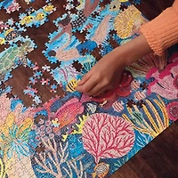Eeboo Piece And Love Coral Reef 1000 Piece Square Adult Jigsaw 1000-pc. Puzzle