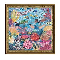 Eeboo Piece And Love Coral Reef 1000 Piece Square Adult Jigsaw 1000-pc. Puzzle