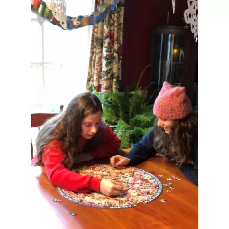 Eeboo Piece And Love Women March! 500 Piece Round 500-pc. Puzzle