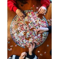 Eeboo Piece And Love Women March! 500 Piece Round 500-pc. Puzzle