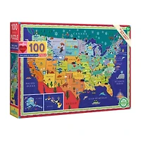 Eeboo This Land Is Your Land 100 Piece 100-pc. Puzzle