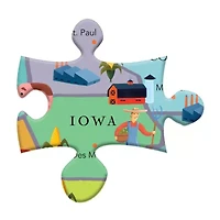 Eeboo This Land Is Your Land 100 Piece 100-pc. Puzzle