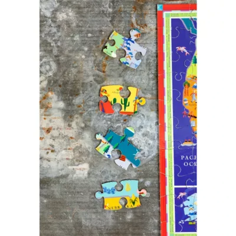 Eeboo This Land Is Your Land 100 Piece 100-pc. Puzzle