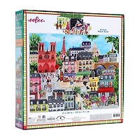 Eeboo Piece And Love Paris In A Day 1000 Pc Rectangle Puzzle