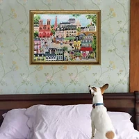 Eeboo Piece And Love Paris In A Day 1000 Pc Rectangle Puzzle