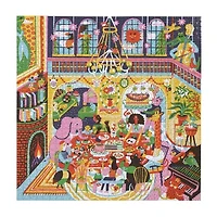 Eeboo Piece And Love Family Dinner Night 1000 Piece 1000-pc. Puzzle