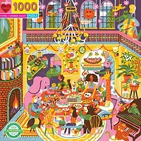 Eeboo Piece And Love Family Dinner Night 1000 Piece 1000-pc. Puzzle