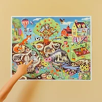 Eeboo Within The Country 48 Piece Giant Floor Jigsaw  30" X 24" 48-pc. Puzzle