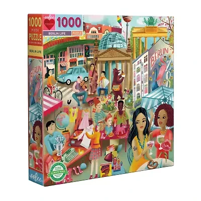 Eeboo Piece And Love Berlin Life 1000 Piece Square 1000-pc. Puzzle