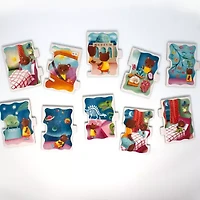 Eeboo Ready To Go Puzzle - Museum - Sequencing Activity 10-pc. Puzzle