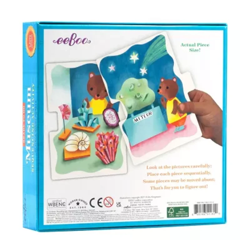 Eeboo Ready To Go Puzzle - Museum - Sequencing Activity 10-pc. Puzzle