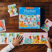 Eeboo Ready To Go Puzzle - Playdate - Sequencing Activity  Ages 3 And Up 10-pc. Puzzle