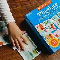 Eeboo Ready To Go Puzzle - Playdate - Sequencing Activity  Ages 3 And Up 10-pc. Puzzle