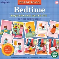 Eeboo Ready To Go Bedtime Sequencing Activity 10-pc. Puzzle