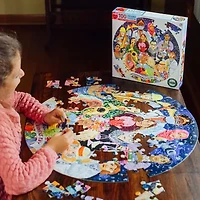 Eeboo International Women'S Day 100 Piece Round 23" 100-pc. Puzzle