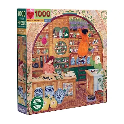 Eeboo Piece And Love Ancient Apothecary 1000 Piece By Illustratior By Margaux Samson Abadie 1000-pc. Puzzle