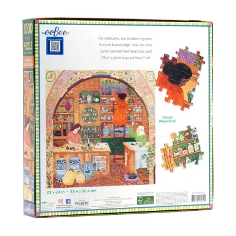 Eeboo Piece And Love Ancient Apothecary 1000 Piece By Illustratior By Margaux Samson Abadie 1000-pc. Puzzle