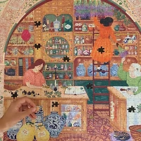 Eeboo Piece And Love Ancient Apothecary 1000 Piece By Illustratior By Margaux Samson Abadie 1000-pc. Puzzle