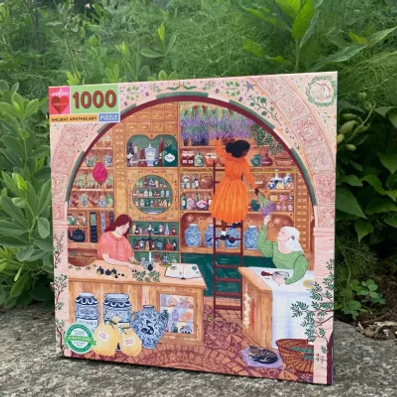 Eeboo Piece And Love Ancient Apothecary 1000 Piece By Illustratior By Margaux Samson Abadie 1000-pc. Puzzle