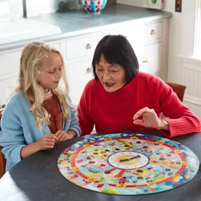 Eeboo Around The Clock Round 23" 25-pc. Puzzle