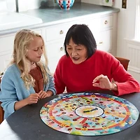 Eeboo Around The Clock Round 23" 25-pc. Puzzle