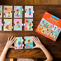 Eeboo Ready To Go Puzzle - School - Sequencing Activity 10-pc. Puzzle