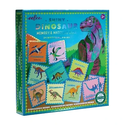 Eeboo Shiny Dinosaur  Is A Gender Neutral Memory Matching Game Brain Game