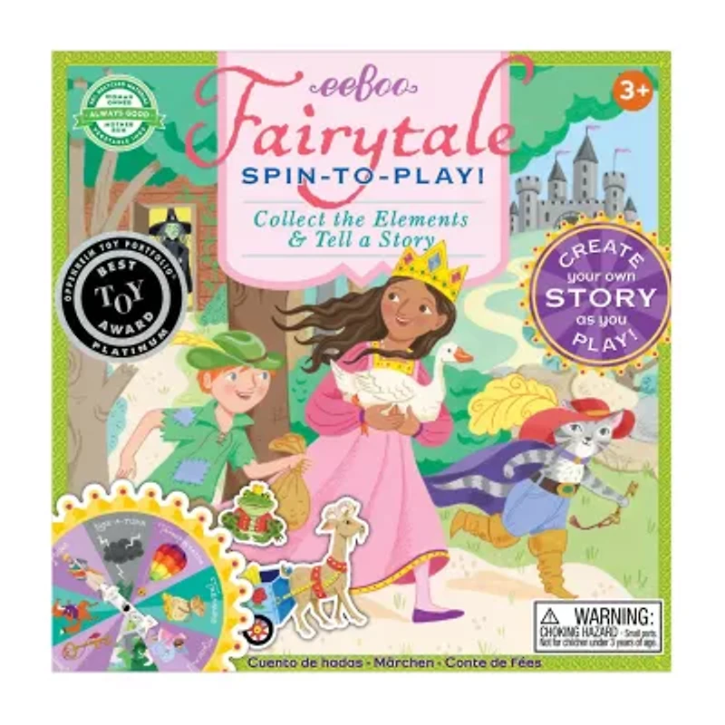 Eeboo Fairytale Spin To Play Game Ages 3+ 32-pc. Puzzle